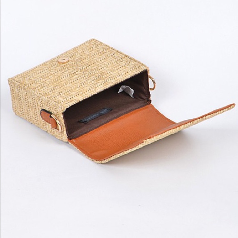 🌸LAST 1🌸Ready To Meet you Straw Clutch - Picture 3 of 4